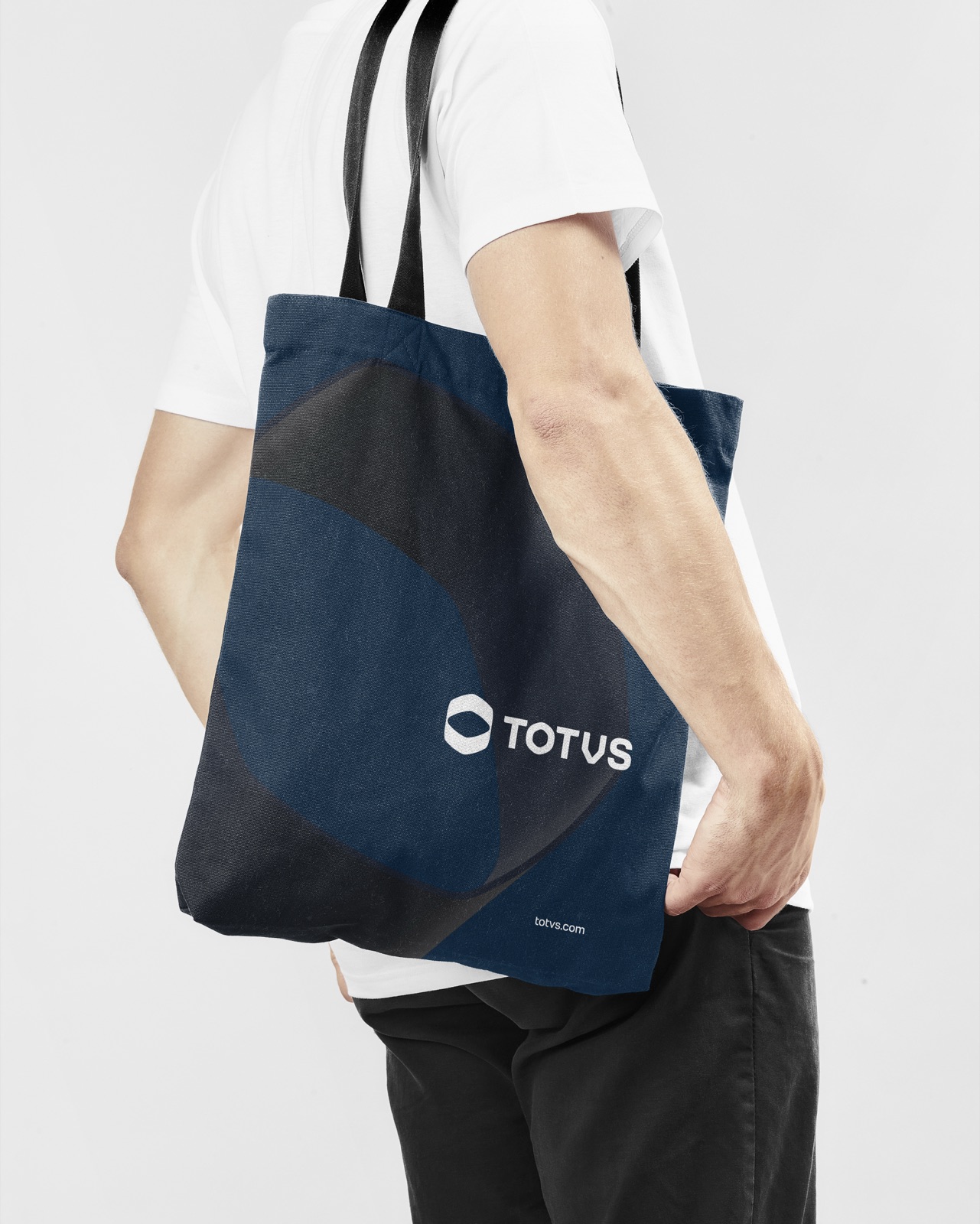 Ecobag do kit de merchandising.